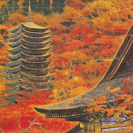 片西毅実「畑の中の小屋」8号油彩,日本の原風景,額無し,東峰美術
