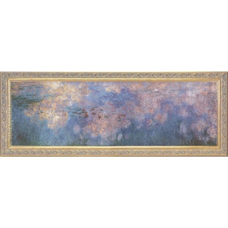 クロード・モネ 睡蓮、水のエチュード‐雲 オランジュリー美術館 クロード・モネ 睡蓮、水のエチュード‐雲 オランジュリー美術館