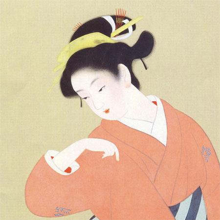 上村松園 絵画 『初秋』 【複製】【美術印刷】【巨匠】【変型特 上村松園 絵画 『初秋』 【複製】【美術印刷】【巨匠】【変型特