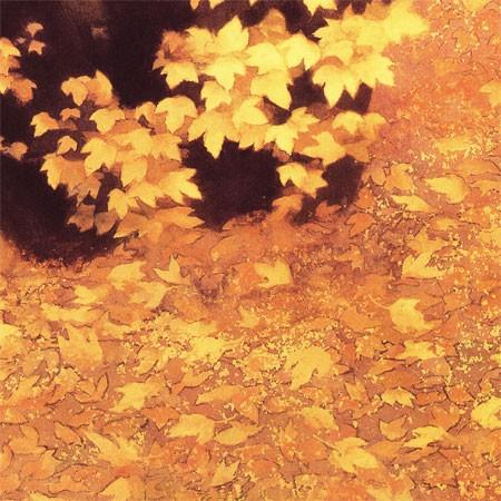 東山魁夷 絵画 行く秋 【複製】【美術印刷】【巨匠】【変型特寸
