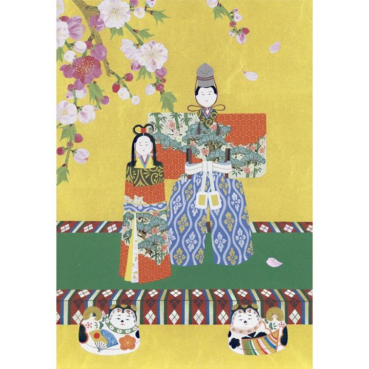 森田りえ子 絵画 お雛あそび 【複製】【美術印刷】【巨匠】【変型特寸
