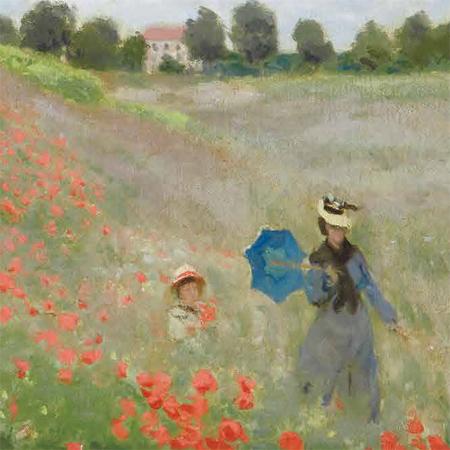 クロード・モネ 絵画 アルジャントゥイユのひなげし 【複製 クロード・モネ 絵画 アルジャントゥイユのひなげし 【複製