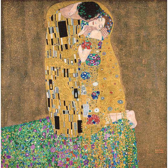 クリムト 絵画 接吻 ベルヴェデーレ宮殿（オーストリア絵画館）所蔵