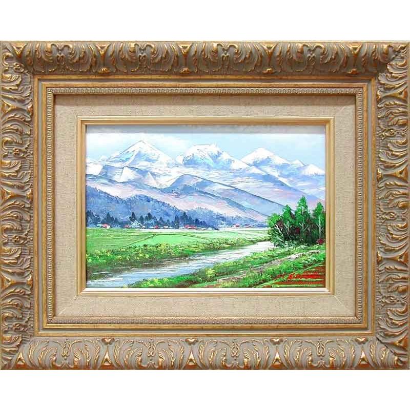 『海岸の家』風景 肉筆絵 絵画 油絵 街角の風景（フランス・パリ） （黒沢久） 【肉筆】【油絵