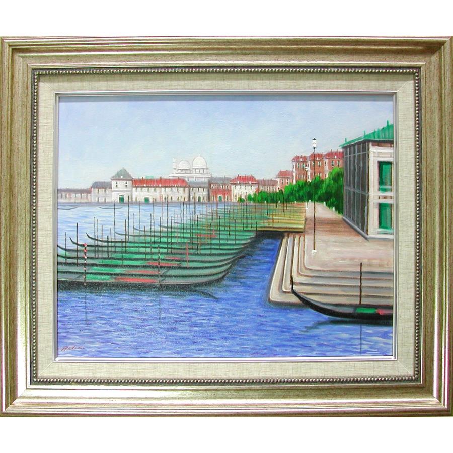 油彩画 渡部ひでき (ベニス) f6 gallery-uchida_y1-1839-b 渡辺ひでき