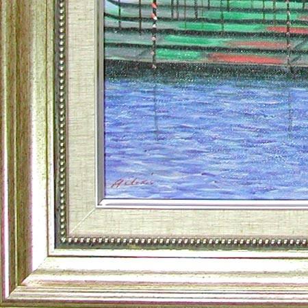 絵画 ベネチア (松原秀樹) 【肉筆】【油絵】【外国の風景】【6号