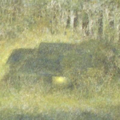 高山辰雄 絵画 一軒の家 【複製】【美術印刷】【巨匠】【変型特寸