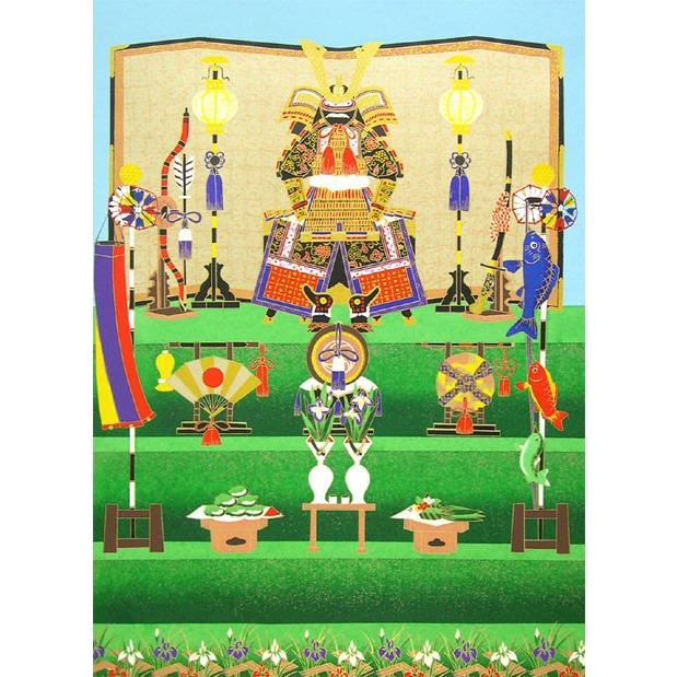 掛け軸　兜 掛け軸 掛軸 兜(かぶと) 宮川雅秀 (真作・新品) 尺八横 : 掛け軸の専門