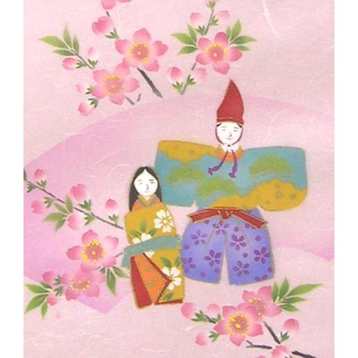 掛け軸 お雛様 【掛軸】【半間床】【丈の短い掛軸】【ひな祭り