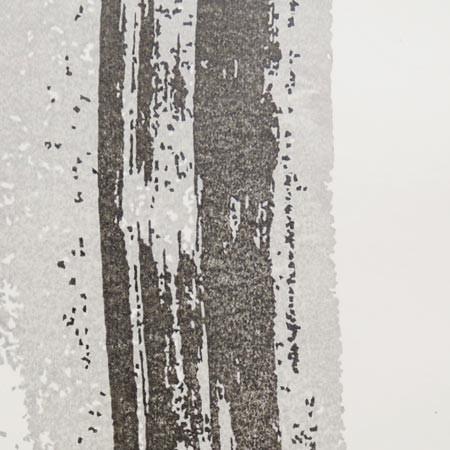 佐野せいじ 木版画 冬至のあとさき 【複製】【木版画】【日本の