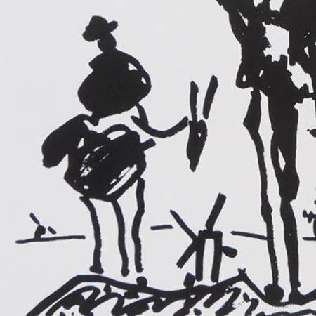 ピカソ 絵画 ドン・キホーテ アートポスター 【複製】【アート