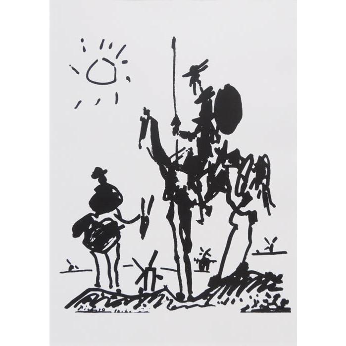 ピカソ 絵画 ドン・キホーテ アートポスター 【複製】【アート