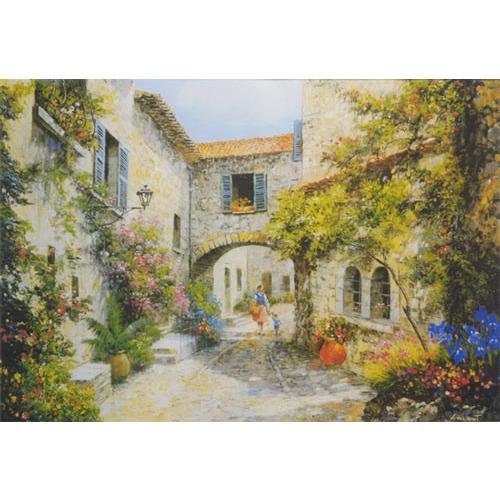 ビンセント スミス 絵画 スペインの街並み アートポスター 複製 アートポスター 世界の名画 変型特寸 Yp 1237 掛け軸 絵画の専門店 掛軸堂画廊 通販 Yahoo ショッピング