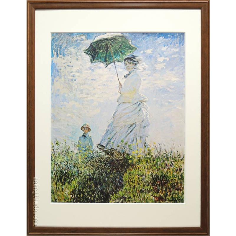 クロード・モネ 絵画 日傘をさす女 アートポスター 【複製 クロード・モネ 絵画 日傘をさす女 アートポスター 【複製