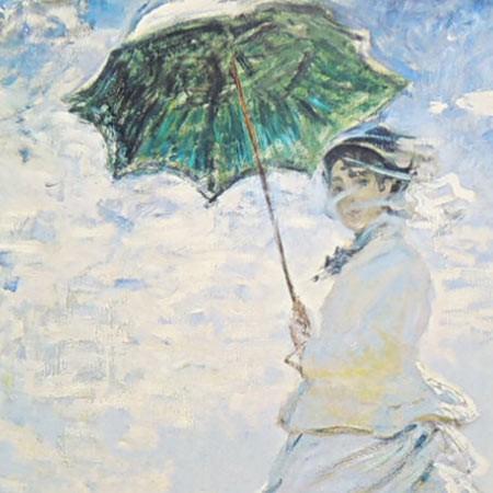 クロード・モネ 絵画 日傘をさす女 アートポスター 【複製 クロード・モネ 絵画 日傘をさす女 アートポスター 【複製