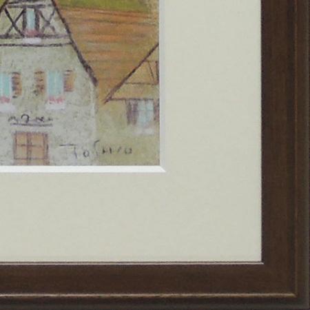 今成敏夫　パステル画　絵画　風景画　１ 楽天市場】今成敏夫 パステル画 想い出のあの日 送料無料 【複製