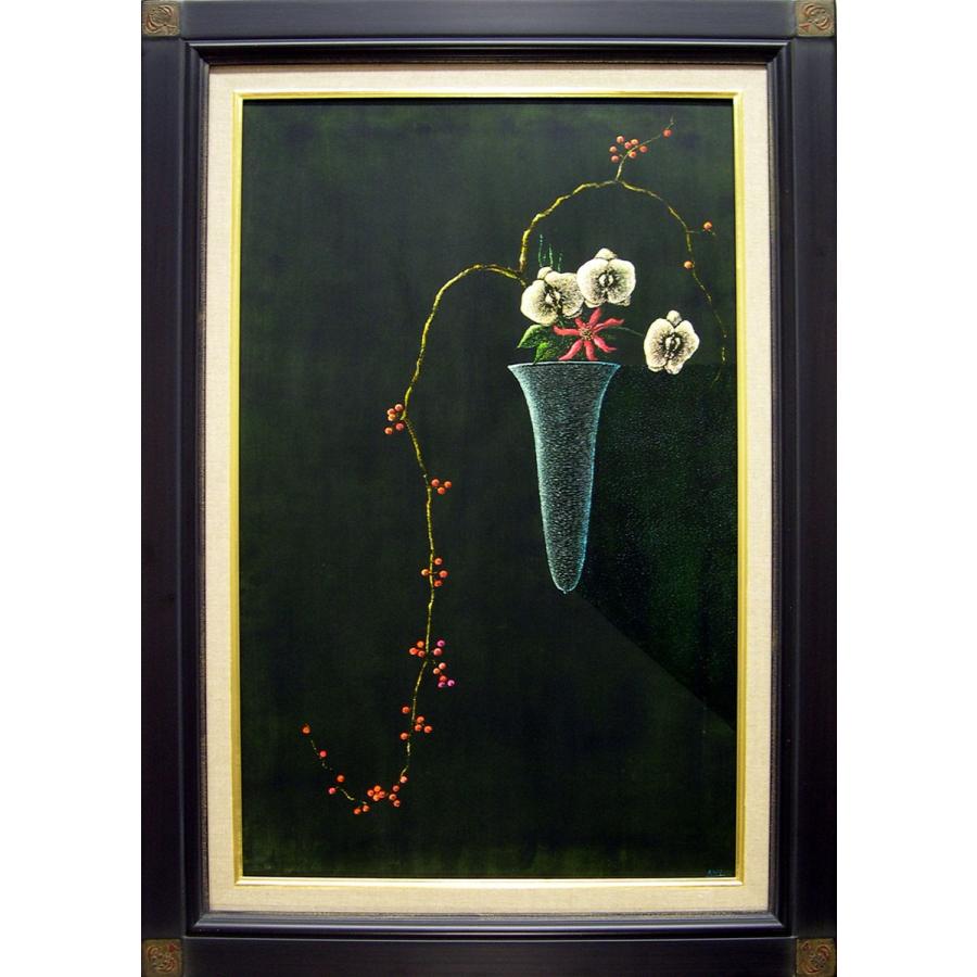 絵画（油絵） 渡辺ムサシ【つるうめもどき】（M10号）