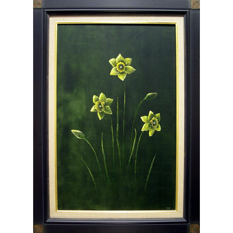 絵画 油絵 渡辺ムサシ 水仙 M10号 Yr 6039 掛け軸 絵画の専門店 掛軸堂画廊 通販 Yahoo ショッピング