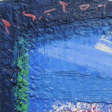 絵画 油絵 佐藤徹 赤いグラス 【肉筆】【油絵】【外国の風景】【6号
