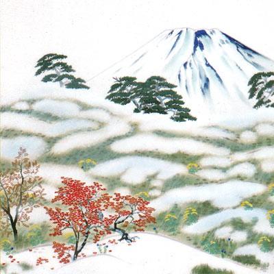 横山大観 絵画 霊峰四趣・秋 【複製】【美術印刷】【巨匠】【富士