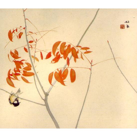 竹内栖鳳 絵画 錦秋図 【複製】【美術印刷】【巨匠】【変型特寸