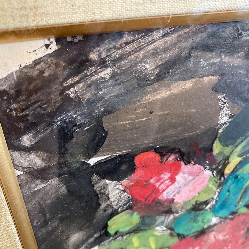 絵画 油彩 佐藤吉五郎「椿」10号 花 花瓶 額入り 油絵 日本の名画 壁