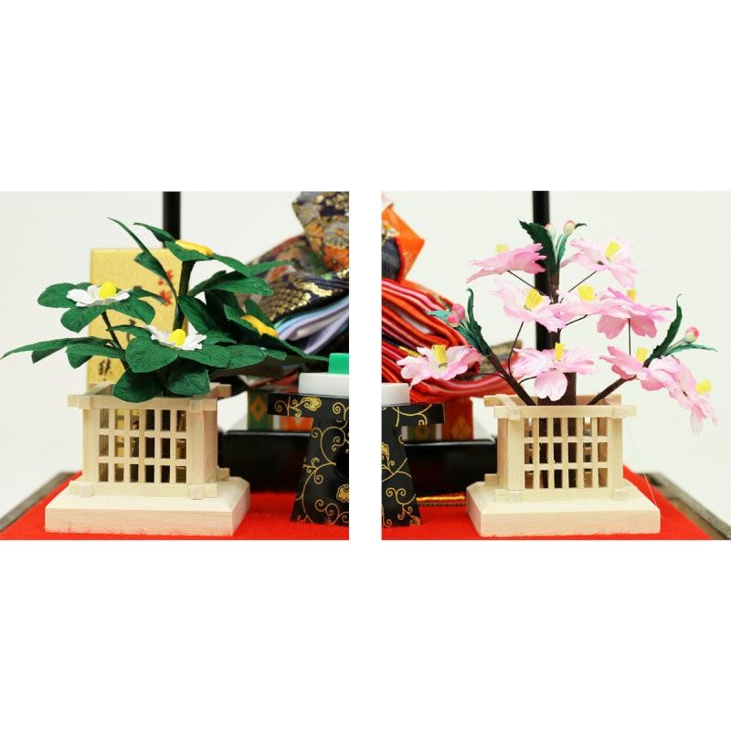 ひな人形 雛人形 2019年 名入れ木札 ケース 新作 親王飾り 十二単雛 ひな人形 ケース飾り 親王飾り コンパクト 雛