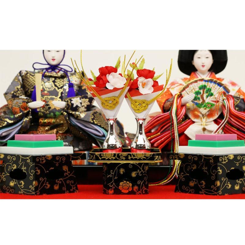 ひな人形 雛人形 2019年 名入れ木札 ケース 新作 親王飾り 十二単雛 ひな人形 ケース飾り 親王飾り コンパクト 雛