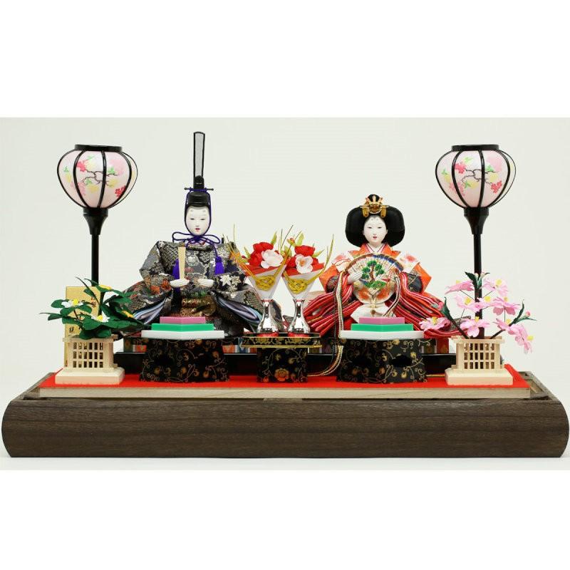 ひな人形 雛人形 2019年 名入れ木札 ケース 新作 親王飾り 十二単雛 ひな人形 ケース飾り 親王飾り コンパクト 雛