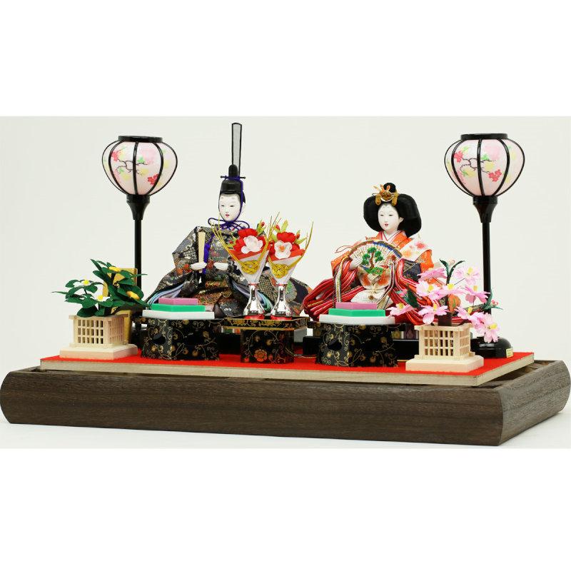 ひな人形 雛人形 2019年 名入れ木札 ケース 新作 親王飾り 十二単雛 ひな人形 ケース飾り 親王飾り コンパクト 雛