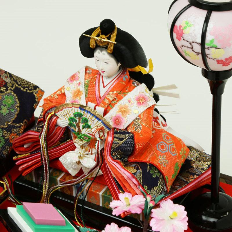 ひな人形 雛人形 2019年 名入れ木札 ケース 新作 親王飾り 十二単雛 ひな人形 ケース飾り 親王飾り コンパクト 雛