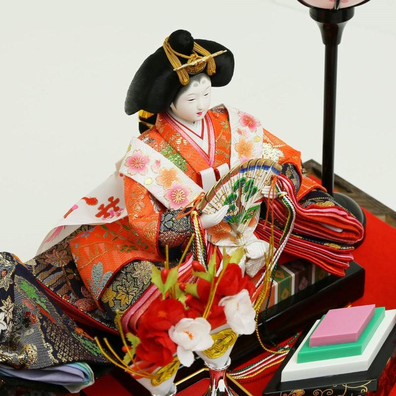 ひな人形 雛人形 2019年 名入れ木札 ケース 新作 親王飾り 十二単雛 ひな人形 ケース飾り 親王飾り コンパクト 雛