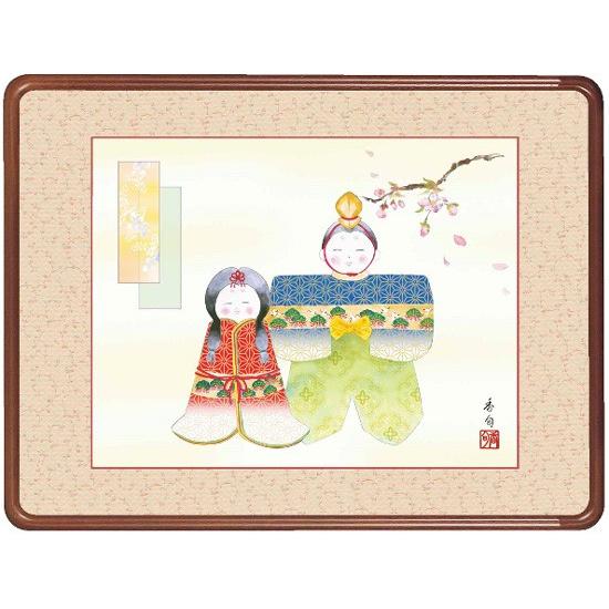 お雛様 桃の節句 額 飾り ひな祭り 初節句 雛人形
