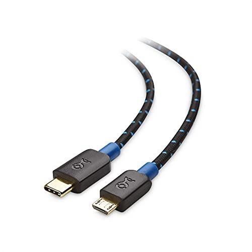 Cable Matters USB Type C Micro B 変換ケーブル 2m USB C Micro B 変換ケーブル USB 2.0 Micro B 5ピン 480Mbps Android対応 充電可能  ブラック｜kakinokidou