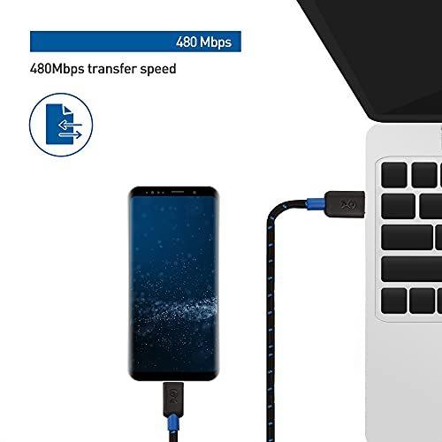 Cable Matters USB Type C Micro B 変換ケーブル 2m USB C Micro B 変換ケーブル USB 2.0 Micro B 5ピン 480Mbps Android対応 充電可能  ブラック｜kakinokidou｜04