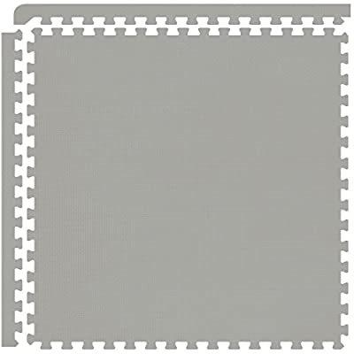 トレーニング エクササイズ用ジョイントマット 45×45×1.0cm 48枚セット 6組セット グレー