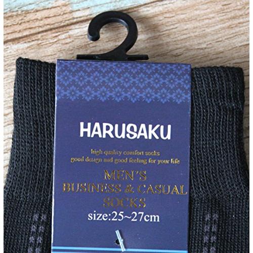 ハルサク  HARUSAKU ビジネス ソックス メンズ フォーマル 紳士 靴下 25~29 cm セット  25cm~27cm 10足組｜kakinokidou｜06