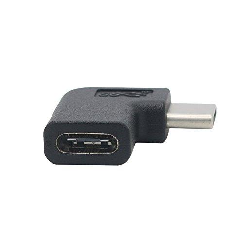 ViViSun USB3.1 C to USB C変換アダプタ Type-C オス  to Type-C メス  Type-Cアダプタ ９０°Ｌ型 変換コネクタ 金メッキ 充電+高速データ転送｜kakinokidou｜05