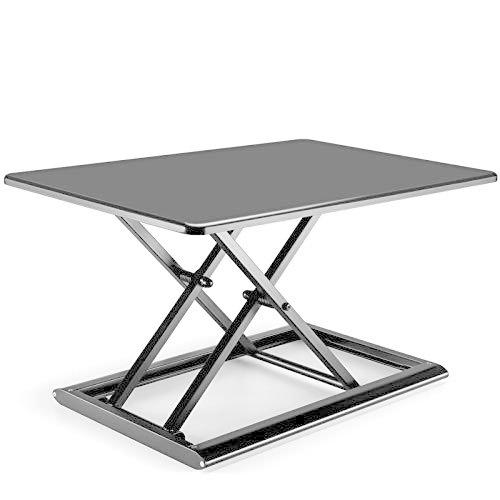 日本向け正規品 Viozon?さ調整可能 昇降式 多機能テーブル 76 x 51cm 黒 　スタンディ ングデスク オフィスワーク テーブル/デス?