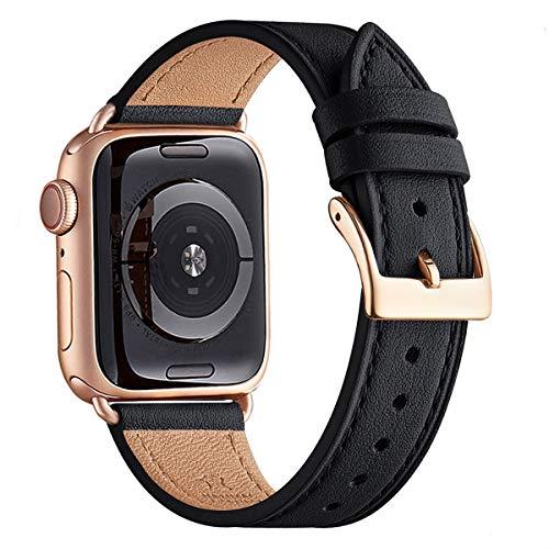 WFEAGL  Apple Watch バンド,は本革レザーを使い、iWatch SE、 Series 7/6/5/4/3/2/1、Sport、Edition向けのバンド交｜kakinokidou｜02