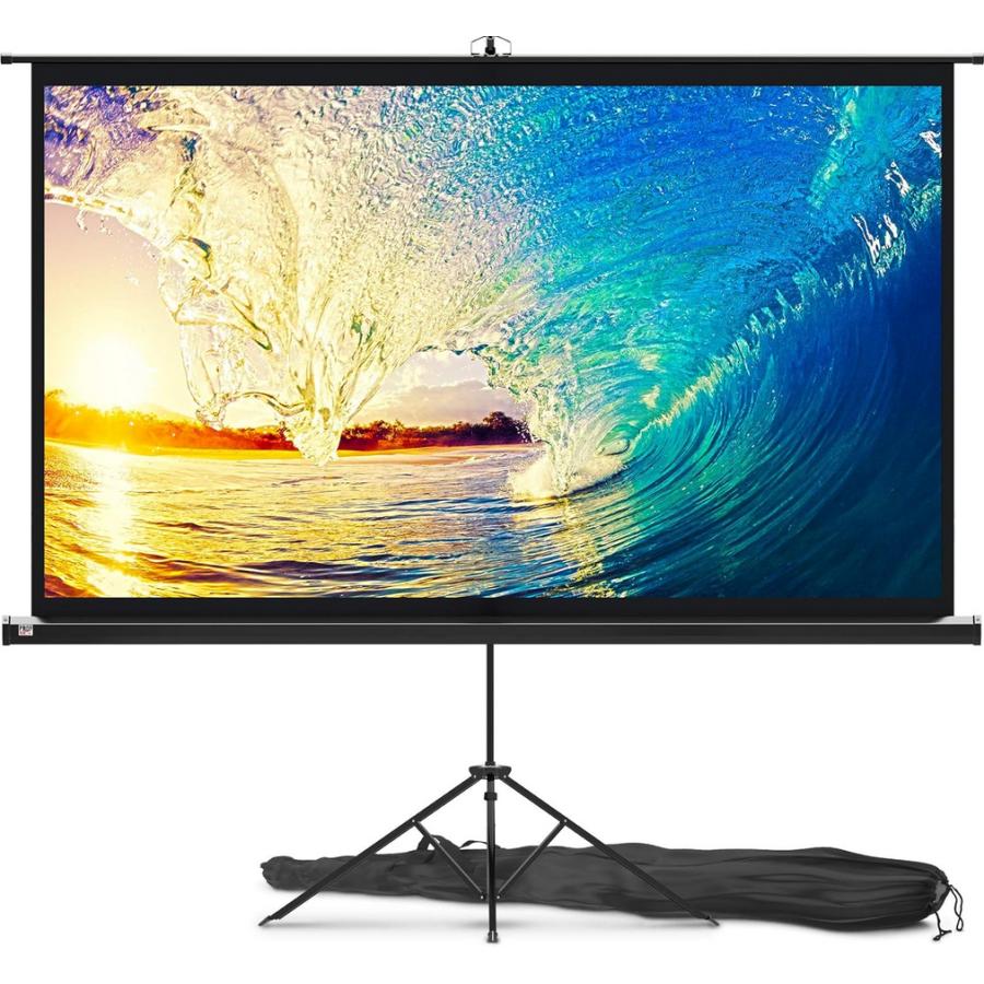 プロジェクター スクリーン スタンド付き 自立式 84インチ/210cm 屋内