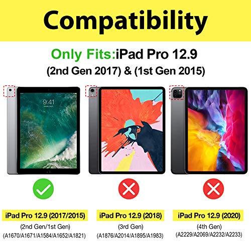 ProCase iPad Pro 12.9"ケース スマート 超スリム 軽量 スタンド 保護ケース 半透明フロスト バックカバー 適用機種?｜kakinokidou｜03