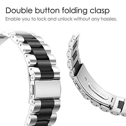 Fintie for Samsung Galaxy Watch 3 45mm / Gear S3 / Galaxy Watch 46mm バンド 22mm 時計バンド ステンレスバンド 金属ベルト 交換用｜kakinokidou｜08