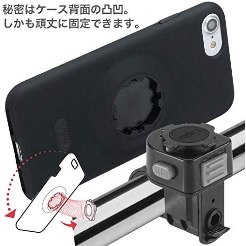 TiGRA Sport スマホホルダー MountCase  iPhone11 Pro  スマホスタンド 自転車 バイク  簡単２タッチで着脱｜kakinokidou｜04