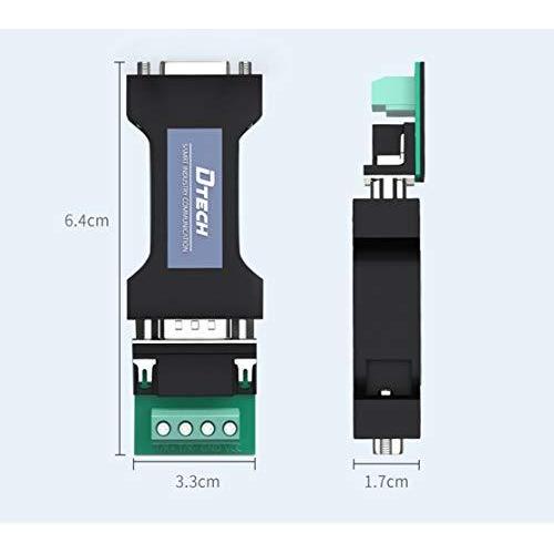 DTECH RS232C to RS485 変換 コンバーター アダプター Portpower シリアル ポート 給電 RS232 ⇔ RS485 変換器 データ コンバータ TVS内蔵｜kakinokidou｜07