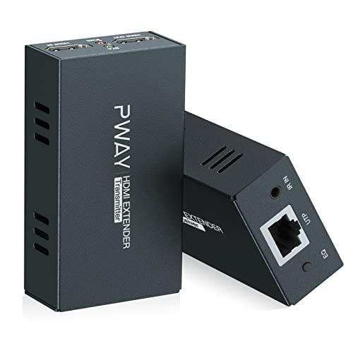 HDMI エクステンダー LAN 変換 延長機器 送受信機セットフルHD1080P@60Hz 3D EDID機能対応 簡単接続 店頭展示 監視室 ?｜kakinokidou｜02
