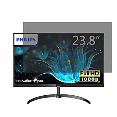 PHILIPS 241E9/1123.8インチブラック/ガンメタル 対応 覗き見防止 プライバシーフィルター 反射防止 両面使用 ブルー