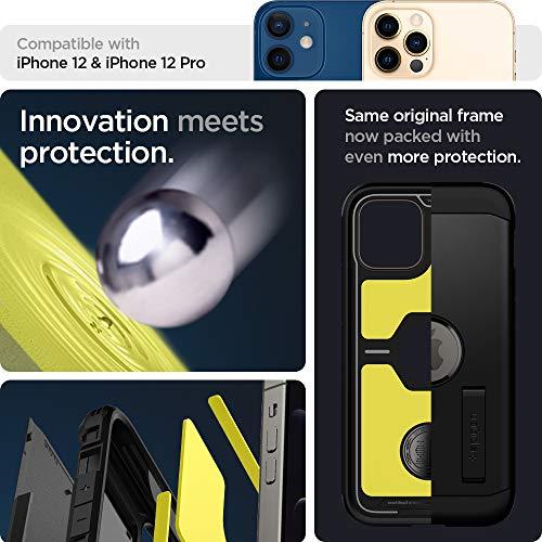 Spigen iPhone12Pro ケース iPhone12 ケース 耐衝撃 米軍MIL規格取得 スタンド付き 衝撃吸収 三層構造 スマホスタンド カ｜kakinokidou｜05