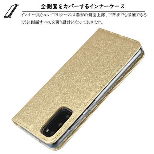 Elick Galaxy S20 5G SC-51A SCG01 ケース カバー 薄型 手帳型 高級PUレザー ギャラクシー S20 SC-51A SCG01 ケース マグネット?｜kakinokidou｜06