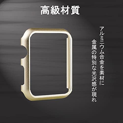 Miimall Apple Watch 金属製バンパー42mm ケース 超軽量型 耐衝撃 取り付け簡単 シンプル 頑丈で硬いメタル材質 アップ｜kakinokidou｜03